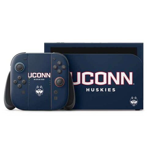 University of Connecticut Huskies UConn Nintendo Switch 2 (2025) with Joy-Con Skin